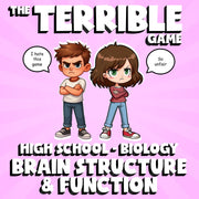 Brain Structure & Function THE TERRIBLE GAME - No Prep Biology Science Review