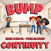 Continuity BUMP Math Game - No Prep PreCalculus Review Activity