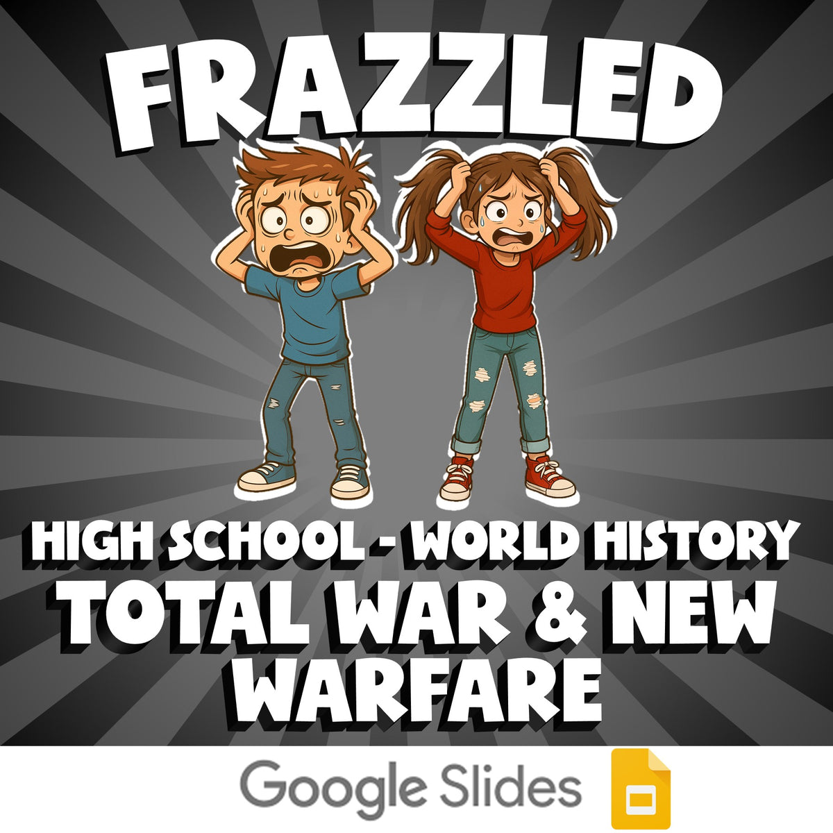 Total War & New Warfare FRAZZLED Game - No Prep World History Review Activity