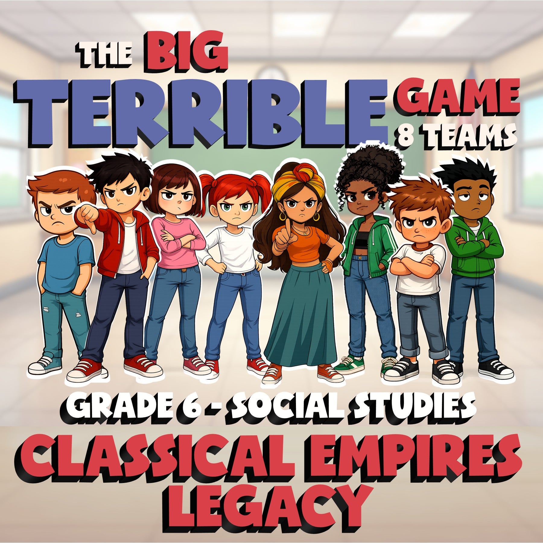Classical Empires Legacy BIG TERRIBLE GAME - No Prep Grade 6 Socials Review