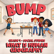 What Is Human Geography BUMP Socials Game - No Prep Grade 4 Review Activity