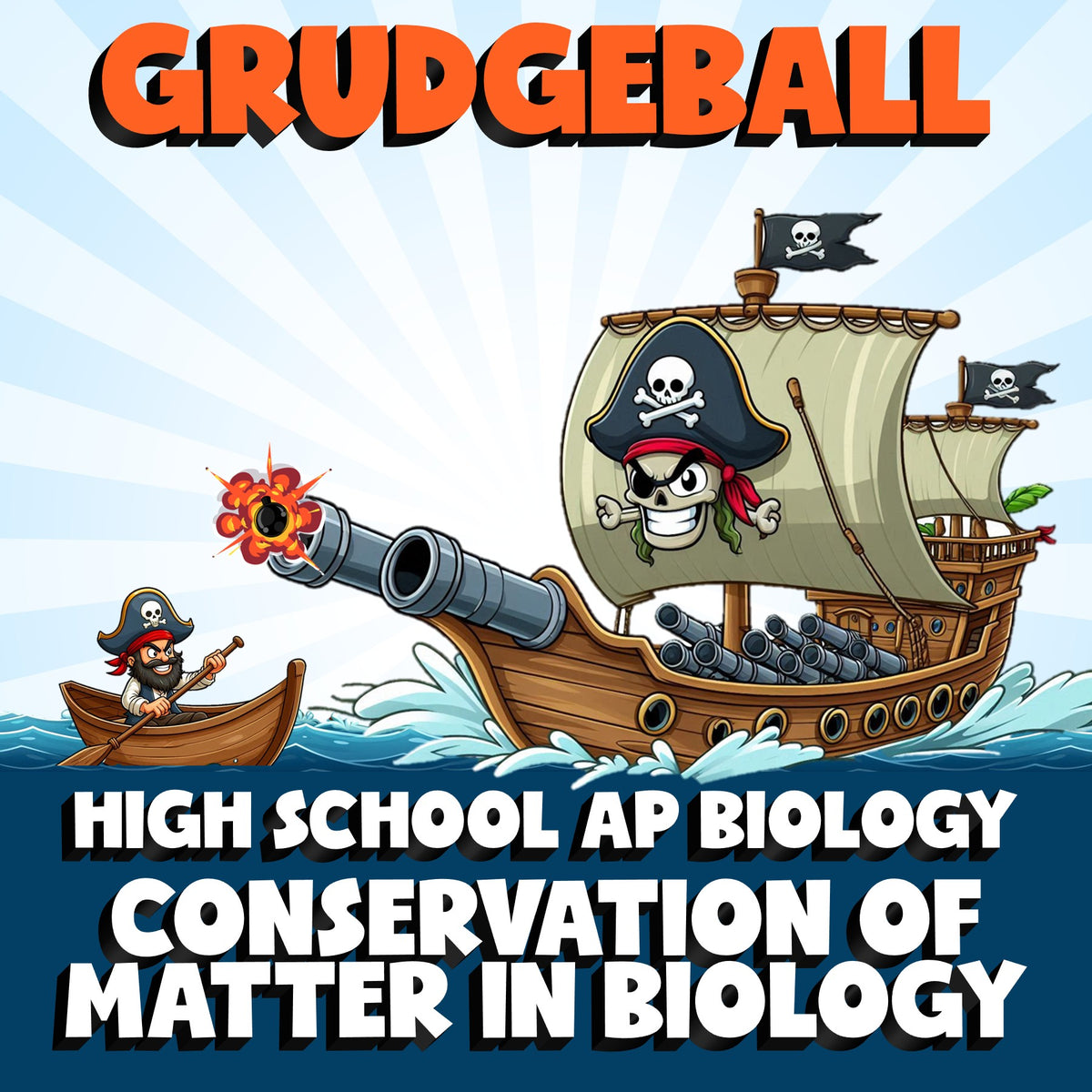 Conservation of Matter in Biology GRUDGEBALL Science Game - No Prep AP Biology