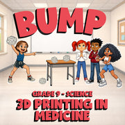 3D Printing in Medicine BUMP Science Game - No Prep Grade 9 Review Activity
