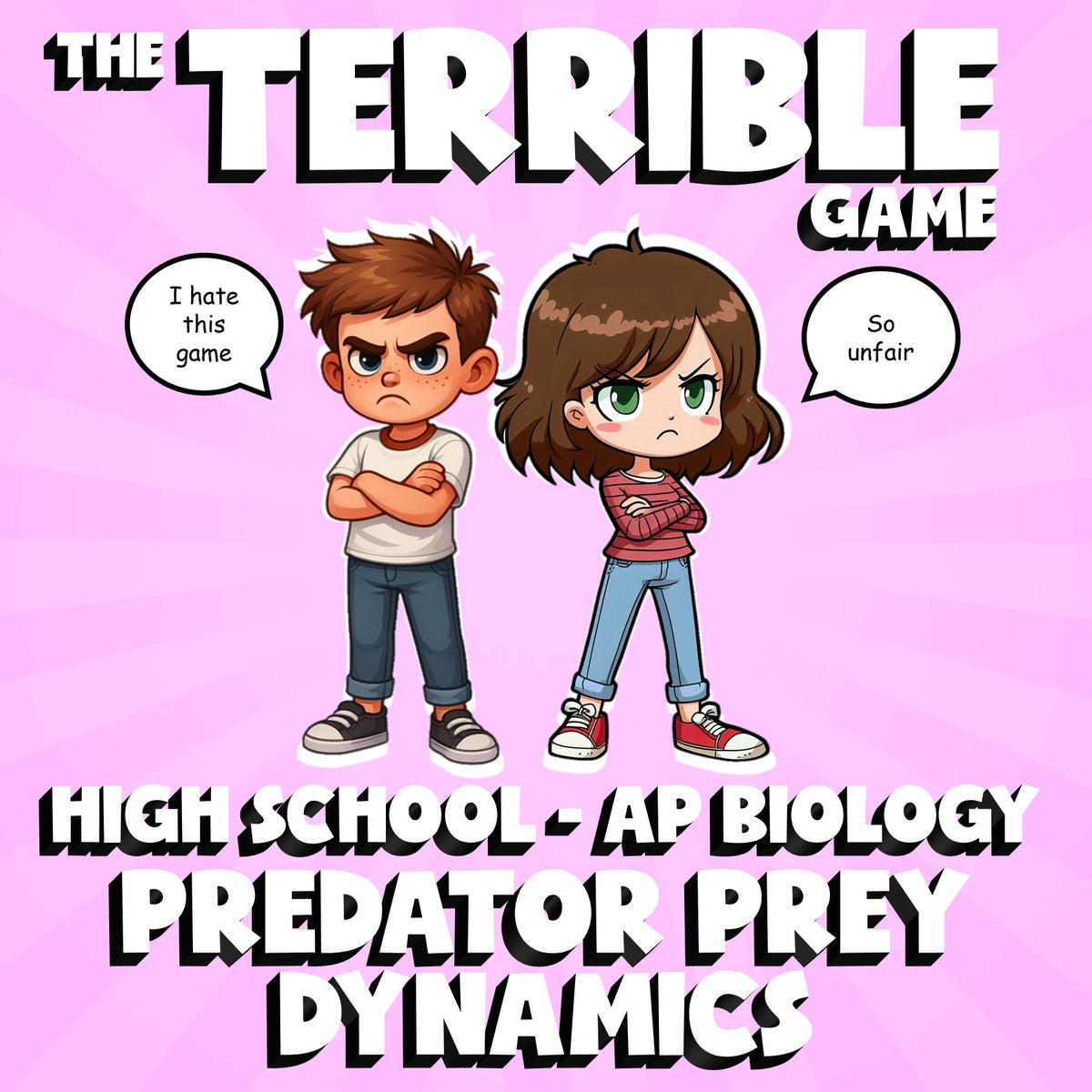 Predator Prey Dynamics THE TERRIBLE GAME - No Prep AP Biology Science Review