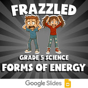 Forms of Energy FRAZZLED Science Game - No Prep Grade 5 Review Activity
