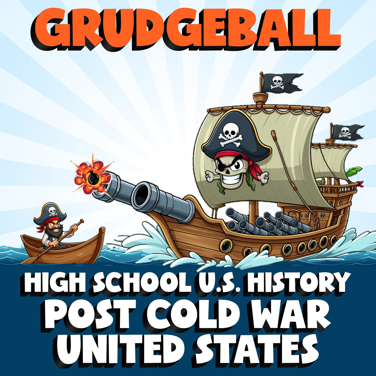 Post Cold War United States GRUDGEBALL U.S. History Game - No Prep Review