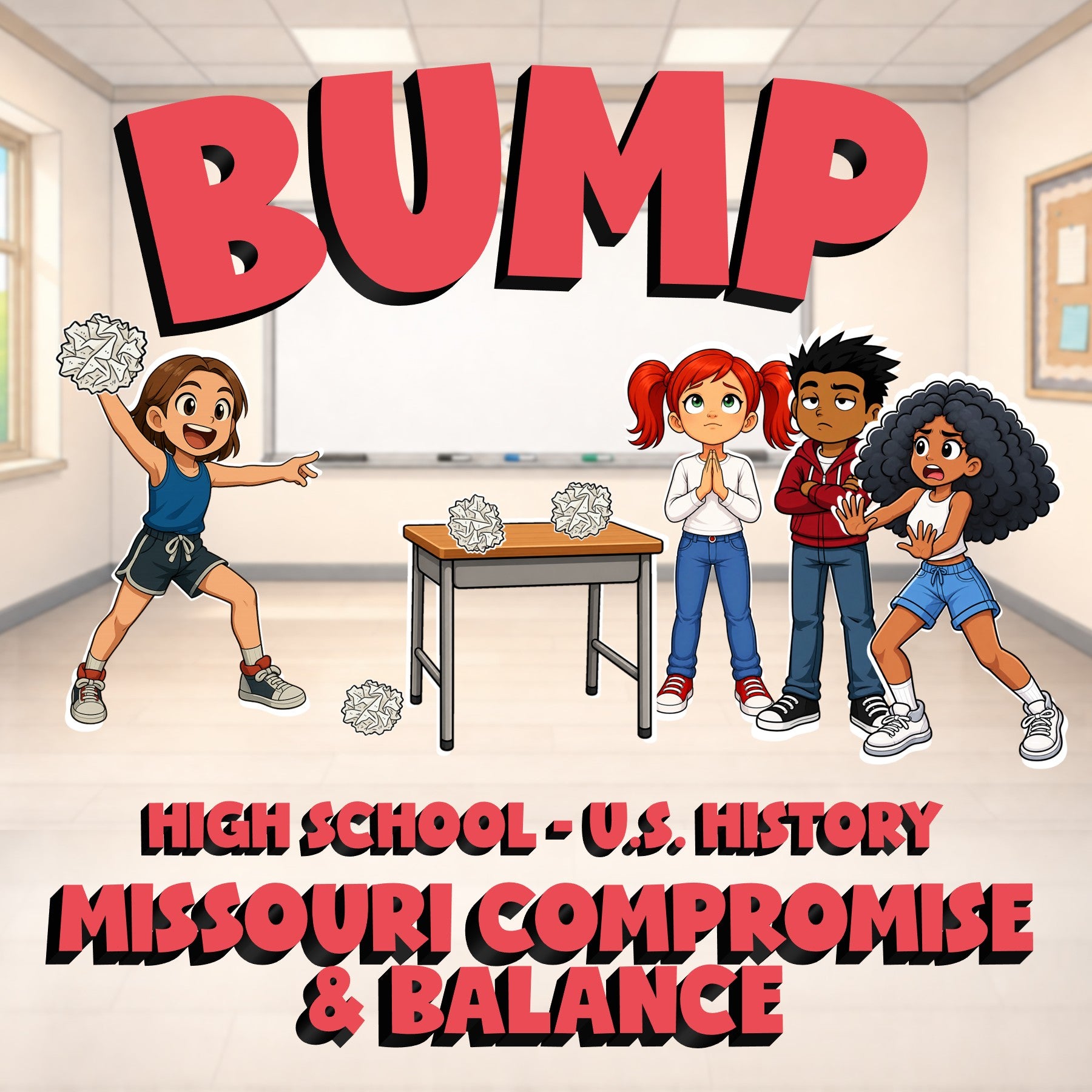 Missouri Compromise & Balance BUMP U.S. History Game - No Prep Review Activity