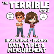 Data Types & Measurement THE TERRIBLE GAME - No Prep Biology Science Review