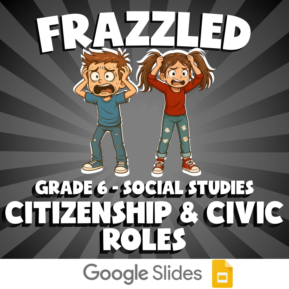 Citizenship & Civic Roles FRAZZLED Socials Game - No Prep Grade 6 Review