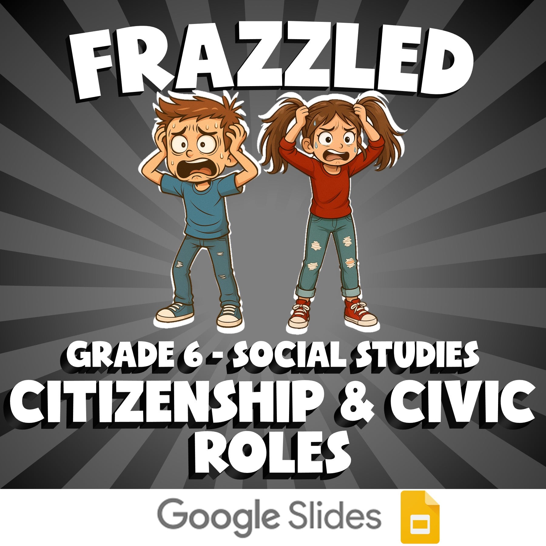 Citizenship & Civic Roles FRAZZLED Socials Game - No Prep Grade 6 Review