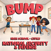 National Security & Defense BUMP Civics Game - No Prep Review Activity