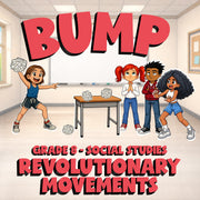 Revolutionary Movements BUMP Socials Game - No Prep Grade 8 Review Activity