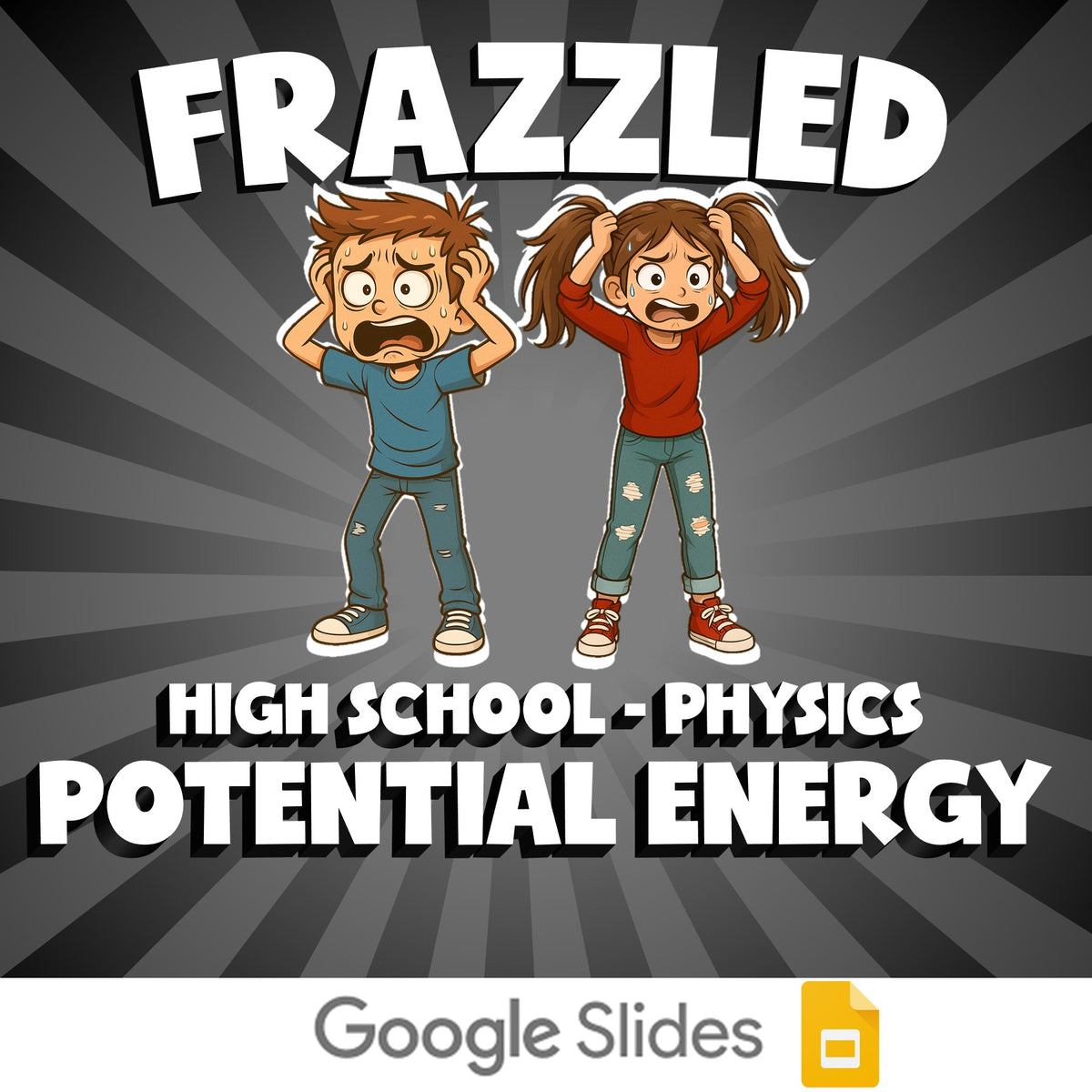 Potential Energy FRAZZLED Science Game - No Prep Physics Review Activity