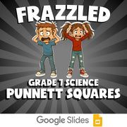 Punnett Squares FRAZZLED Science Game - No Prep Grade 7 Review Activity