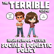 Social & Domestic Policy THE TERRIBLE GAME - No Prep Civics Review Activity