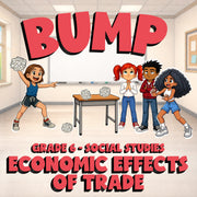 Economic Effects of Trade BUMP Socials Game - No Prep Grade 6 Review Activity