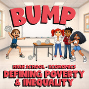 Defining Poverty & Inequality BUMP Economics Game - No Prep Review Activity