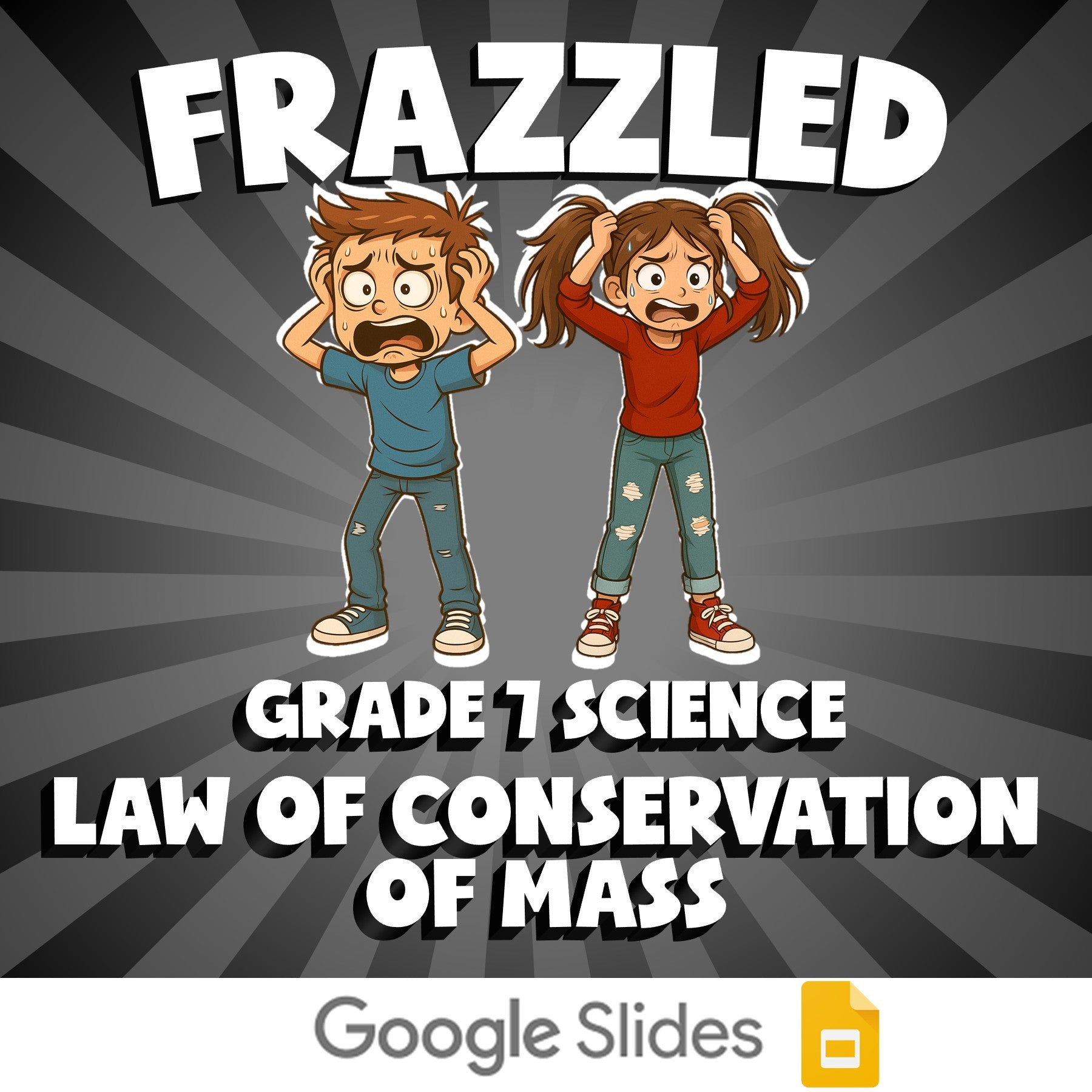 Law of Conservation of Mass FRAZZLED Science Game - No Prep Grade 7 Review