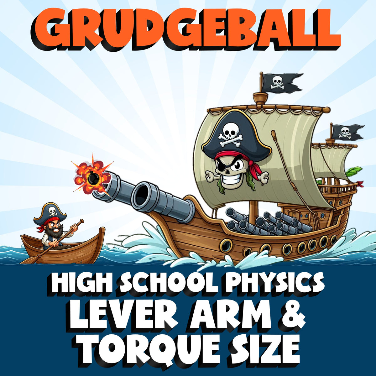 Lever Arm & Torque Size GRUDGEBALL Science Game - No Prep Physics Review