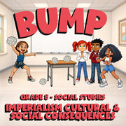 Imperialism Cultural & Social Consequences BUMP Socials Game - No Prep Grade 8