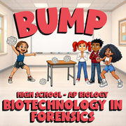 Biotechnology in Forensics BUMP Science Game - No Prep AP Biology Review