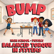 Balanced Torque in Systems BUMP Science Game - No Prep Physics Review Activity