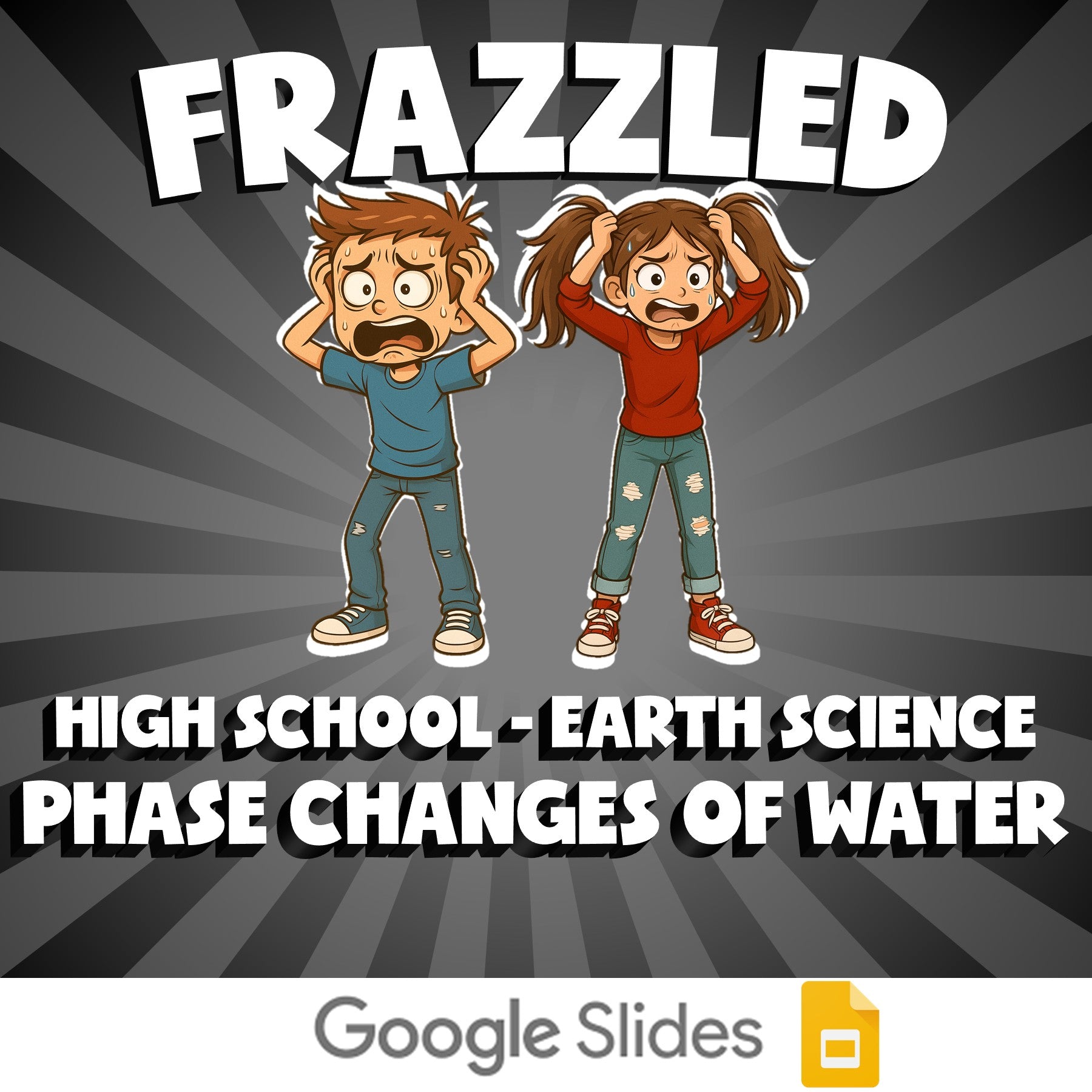 Phase Changes of Water FRAZZLED Game - No Prep Earth Science Review Activity