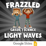 Light Waves FRAZZLED Science Game - No Prep Grade 7 Review Activity