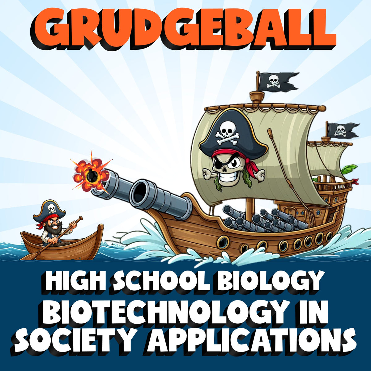 Biotechnology in Society Applications GRUDGEBALL Science Game - No Prep Biology
