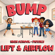 Lift & Airflow BUMP Science Game - No Prep Physics Review Activity