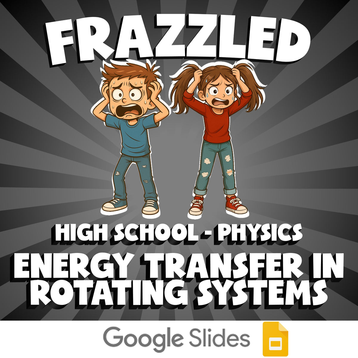 Energy Transfer in Rotating Systems FRAZZLED Science Game - No Prep Physics