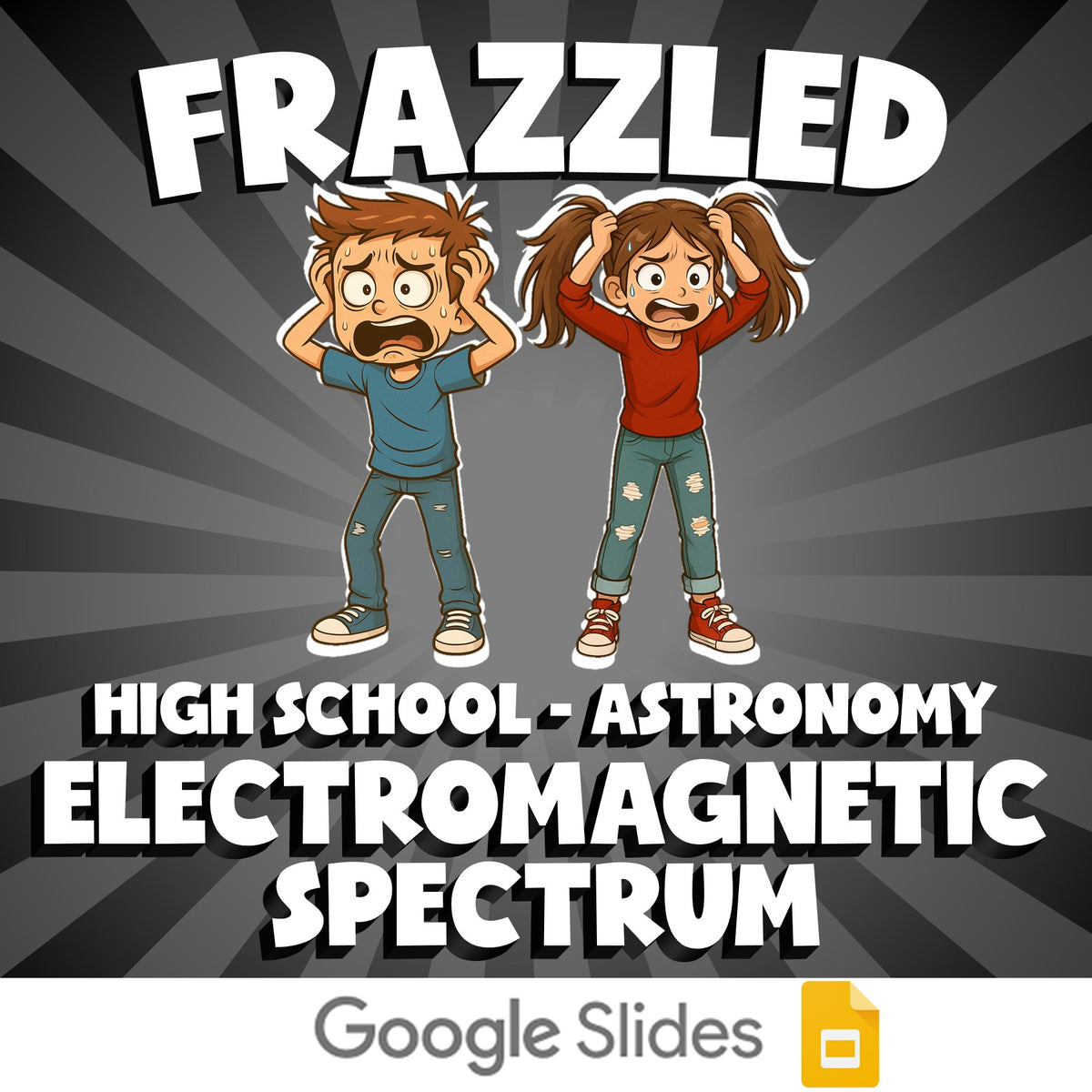 Electromagnetic Spectrum FRAZZLED Science Game - No Prep Astronomy Review