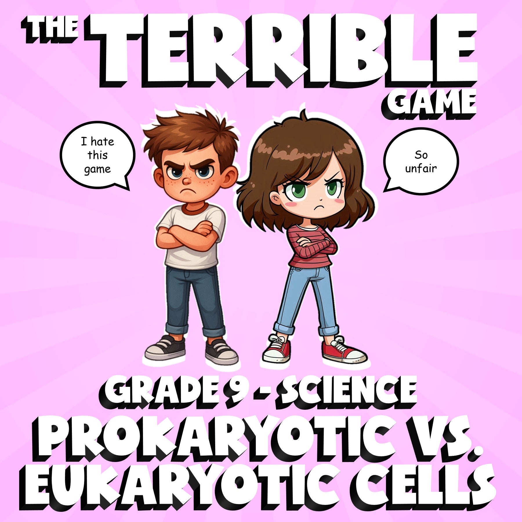 Prokaryotic vs. Eukaryotic Cells THE TERRIBLE GAME - Grade 9 Science Review
