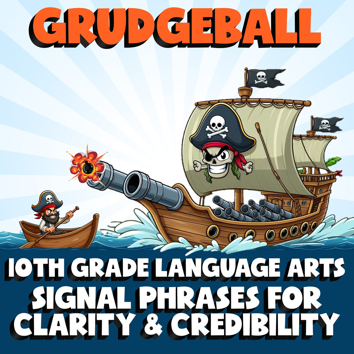 Signal Phrases for Clarity & Credibility GRUDGEBALL ELA Game - No Prep Grade 10
