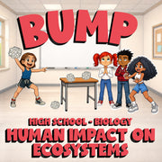 Human Impact on Ecosystems BUMP Science Game - No Prep Biology Review Activity