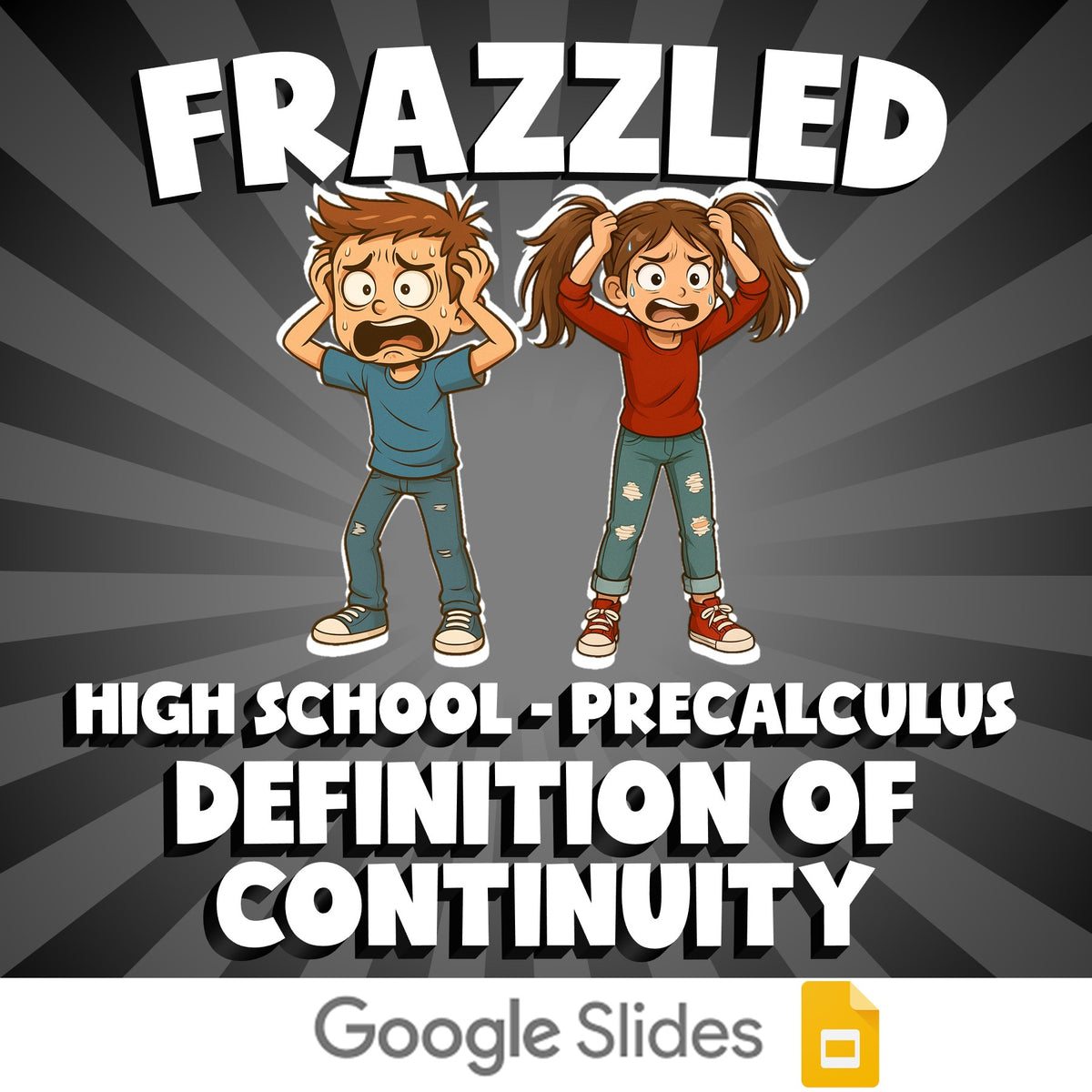 Definition of Continuity FRAZZLED Math Game - No Prep PreCalculus Review