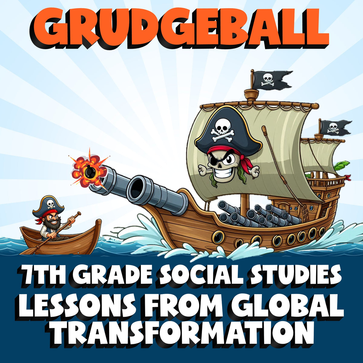 Lessons from Global Transformation GRUDGEBALL Socials Game - No Prep Grade 7