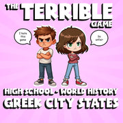Greek City States THE TERRIBLE GAME - No Prep World History Review Activity