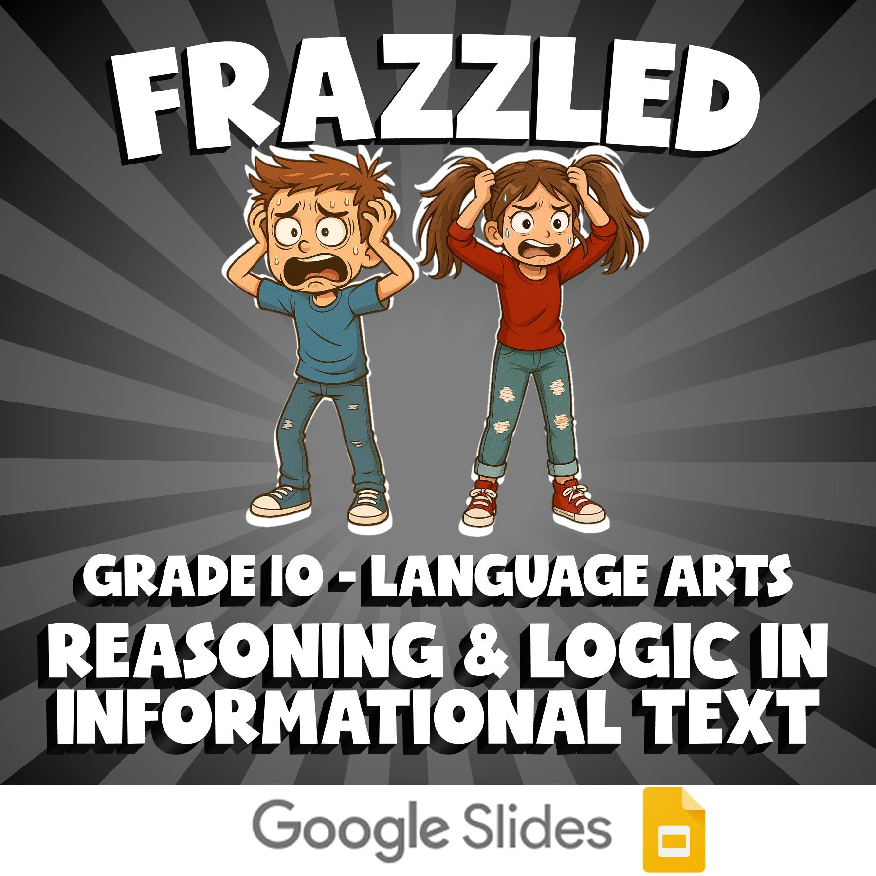 Reasoning & Logic in Informational Text FRAZZLED ELA Game - No Prep Grade 10