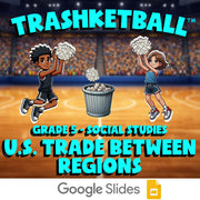 U.S. Trade Between Regions TRASHKETBALL Socials Game - No Prep Grade 5 Review