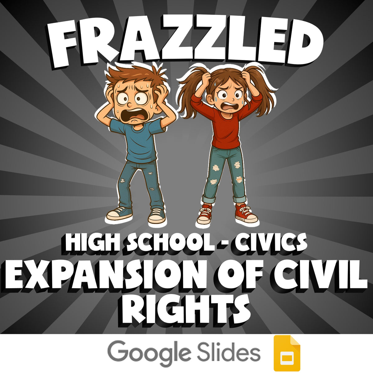 Expansion of Civil Rights FRAZZLED Civics Game - No Prep Review Activity