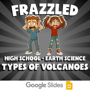 Types of Volcanoes FRAZZLED Game - No Prep Earth Science Review Activity