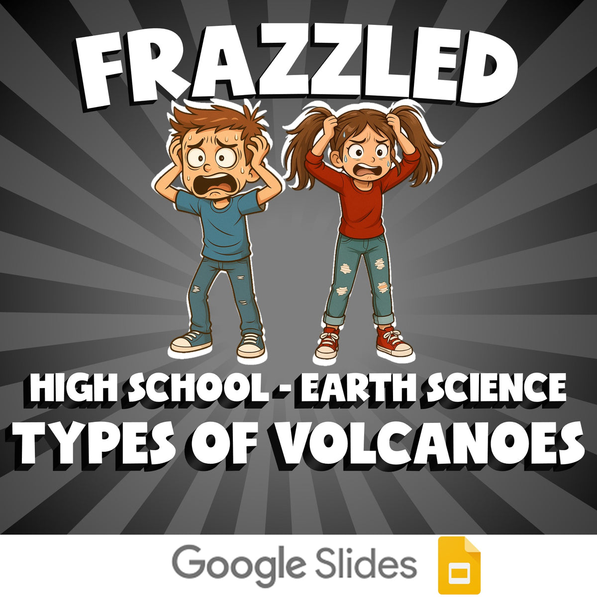 Types of Volcanoes FRAZZLED Game - No Prep Earth Science Review Activity