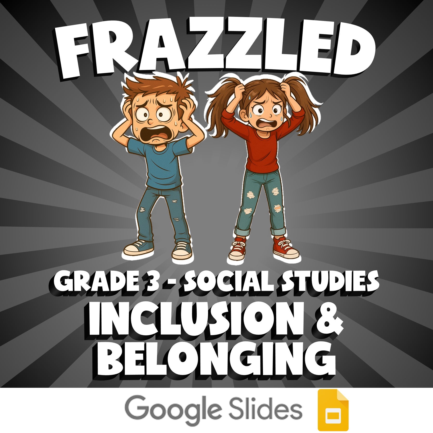 Inclusion & Belonging FRAZZLED Socials Game - No Prep Grade 3 Review Activity