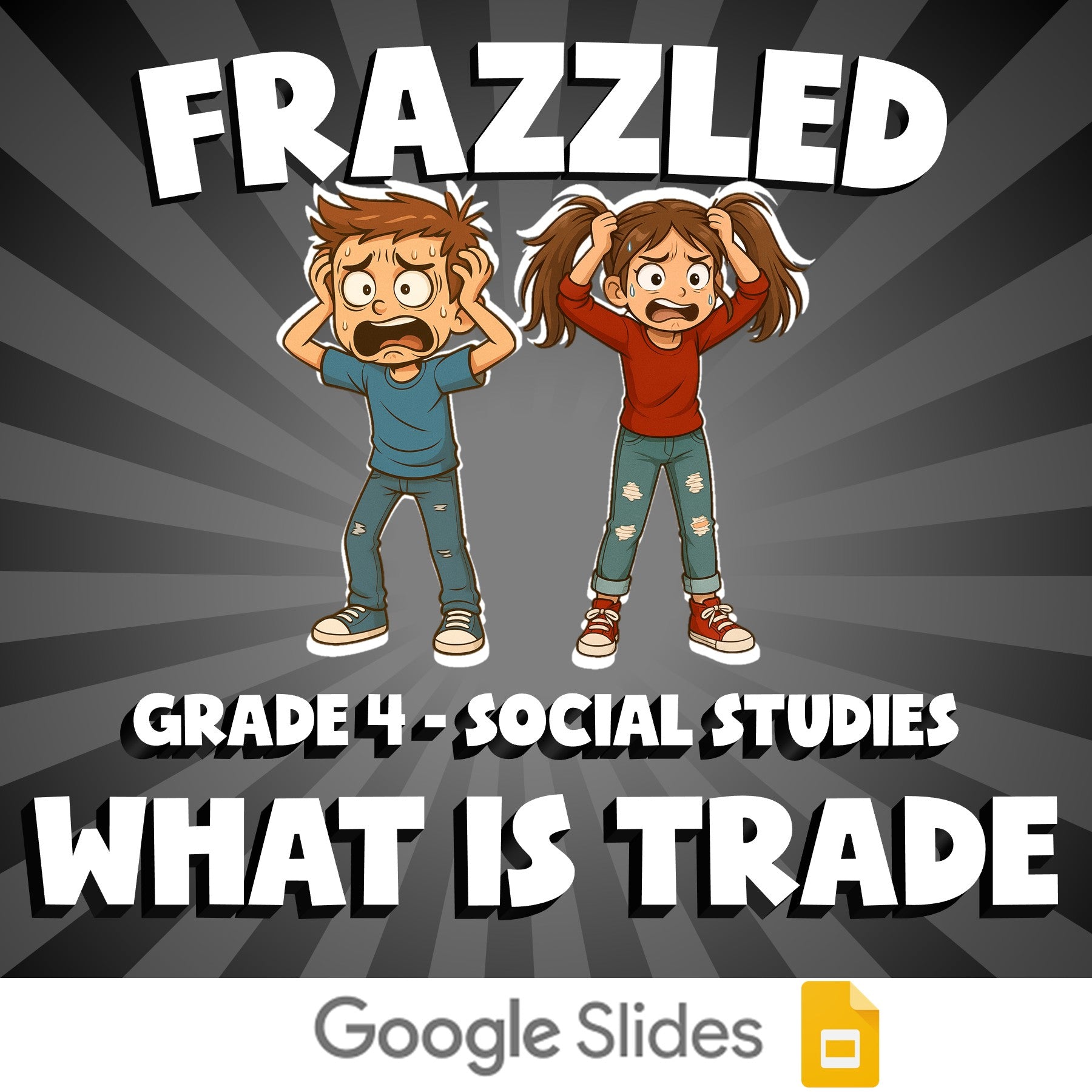 What Is Trade FRAZZLED Socials Game - No Prep Grade 4 Review Activity