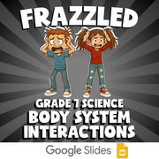 Body System Interactions FRAZZLED Science Game - No Prep Grade 7 Review Activity