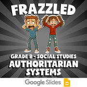 Authoritarian Systems FRAZZLED Socials Game - No Prep Grade 8 Review Activity