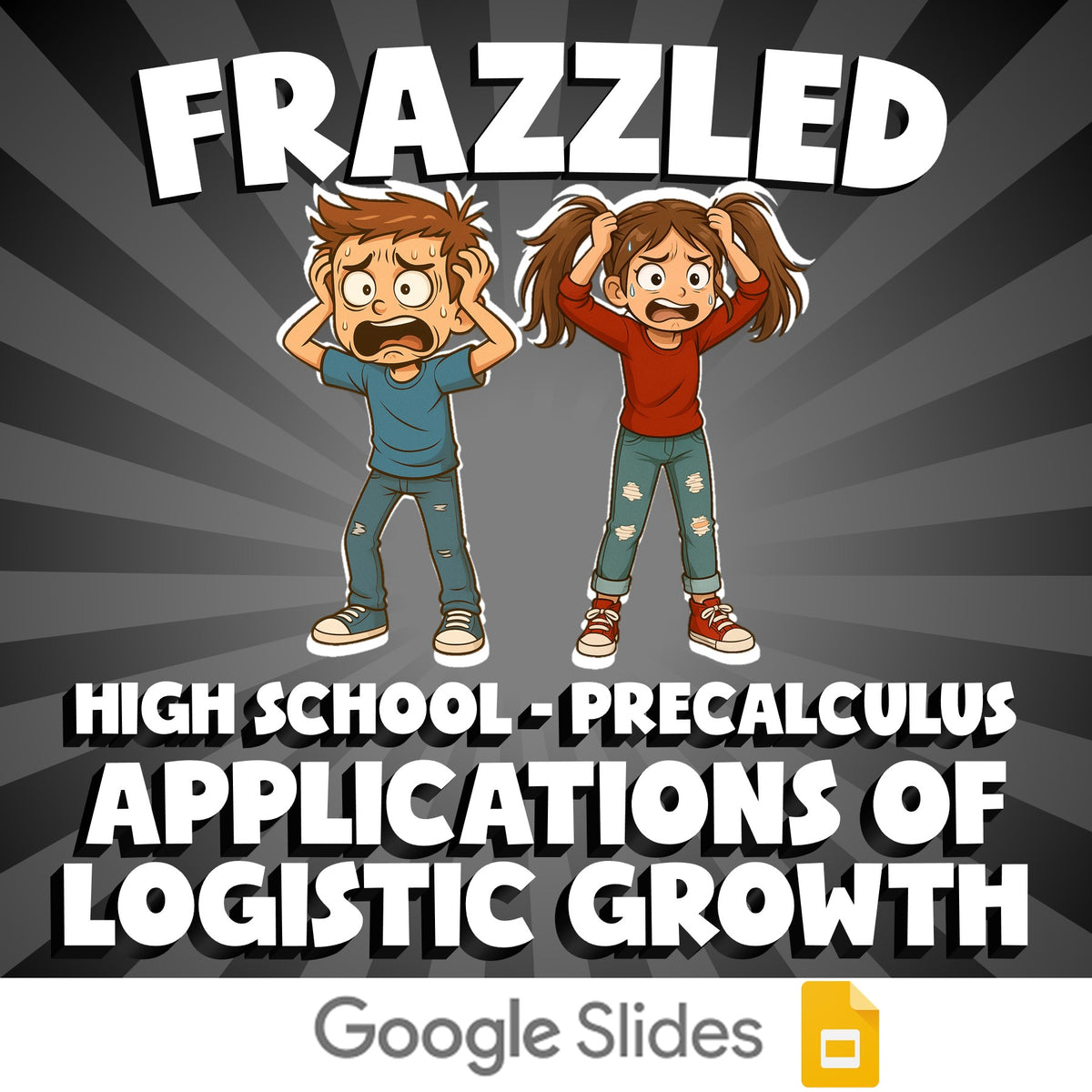 Applications of Logistic Growth FRAZZLED Math Game - No Prep PreCalculus Review