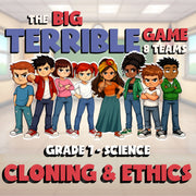 Cloning & Ethics BIG TERRIBLE GAME - No Prep Grade 7 Science Review Activity