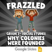 Why Colonies Were Founded FRAZZLED Socials Game - No Prep Grade 3 Review